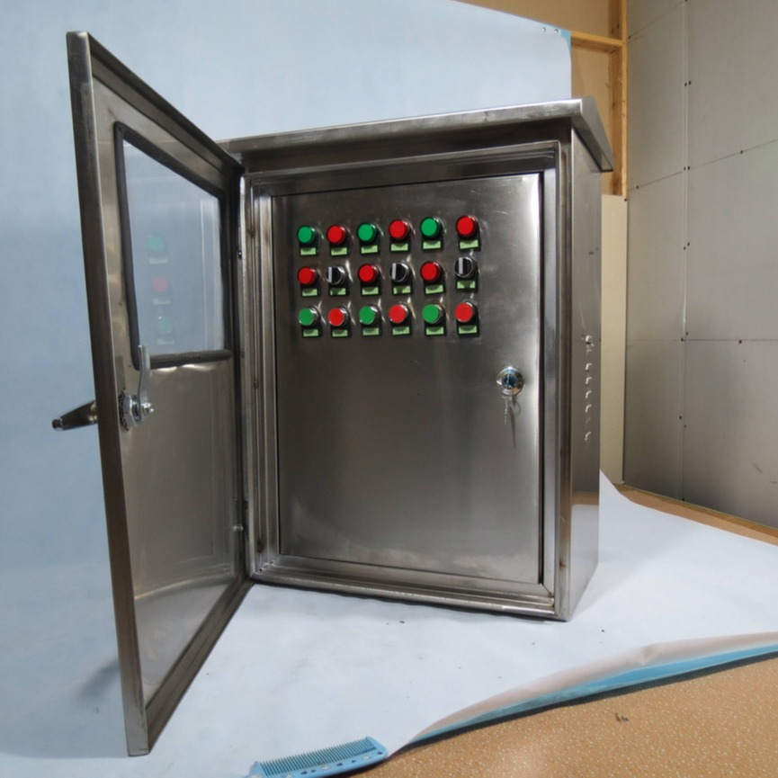 户外防雨配电控制箱 车间防尘挂壁式配电机箱 户外防雨电气机箱