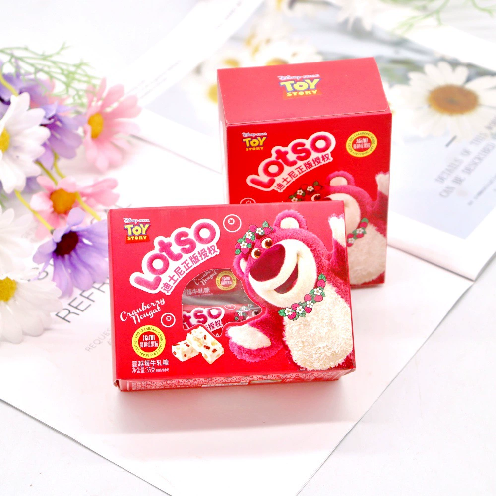 Disney Cross Berry Berry Nougat 35г Боксинг Детский рождение разведение свадебная свадьба сахарные закуски