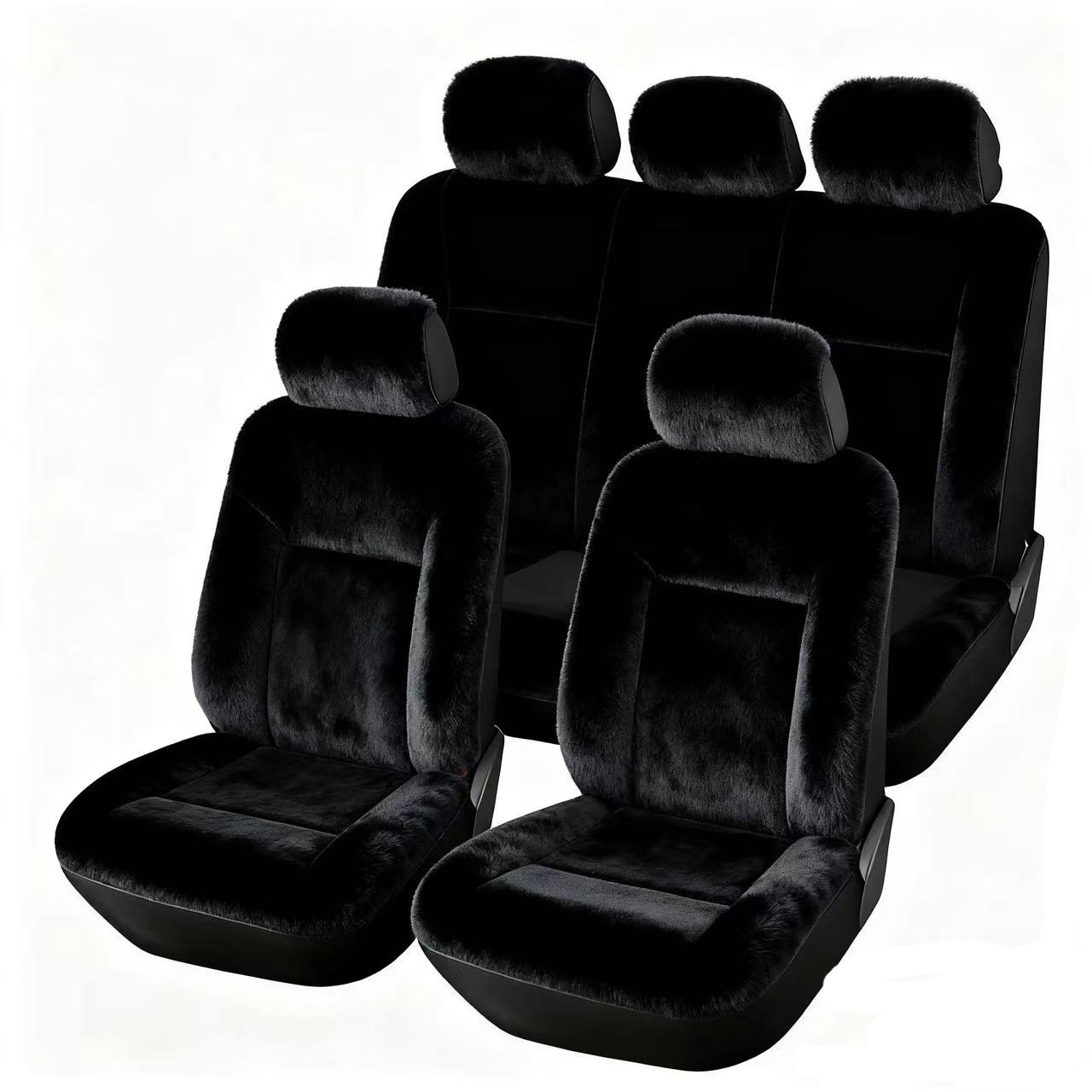 Invierno, cubierta de cojín de automóvil de terciopelo ártico, cubierta de asiento de terciopelo grueso, cubierta de asiento caliente, antideslizante y no fácil de perder cabello. image 11