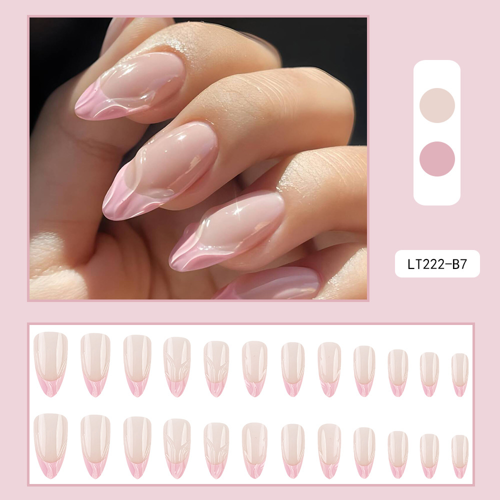 Uñas postizas 3D estéreo blanqueadoras, muy vendidas, piezas de arte de uñas portátiles transfronterizas, pegatinas de uñas sencillas con un toque de alta gama, venta al por mayor