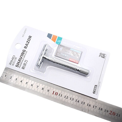 Kinda Rimei A2001 razor platinum manual razor blade old-fashioned shaving double-sided razor holder