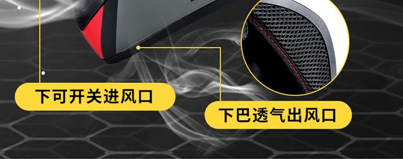 Motorcycle Full Face Helmet Men's Knight Style Bluetooth Universal Safety Helmet