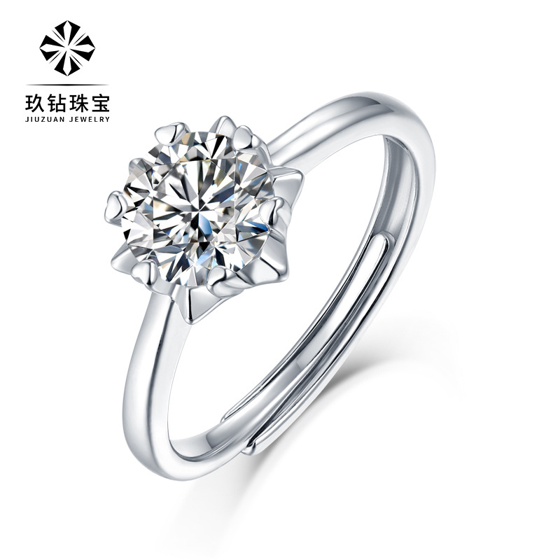 R9194 moissanite 1 carat/6.5mm