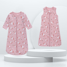 婴儿睡袋a类夏季 新生儿宝宝睡衣一体式防踢被背心儿童睡袋代发