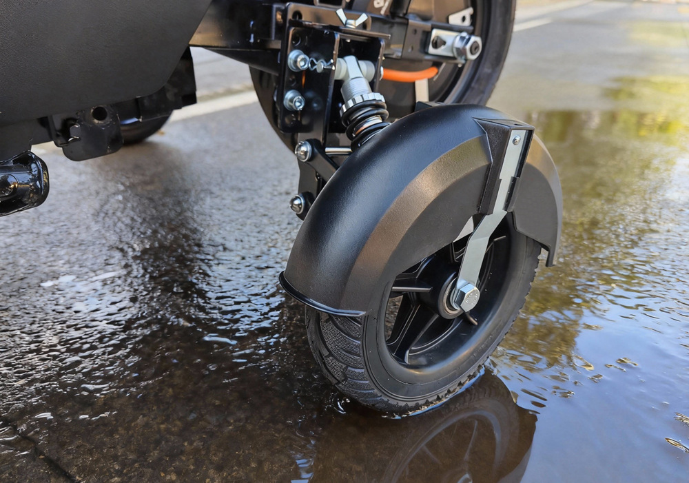 Electric Vehicle Auxiliary Wheel, Mudguard, Balance Wheel, Special 8inch Wheel Rear Wheel for Electric Scooter