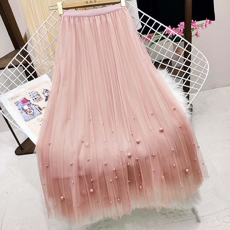 Summer Classic Style Solid Color Polyester Midi Dress Skirts display picture 1
