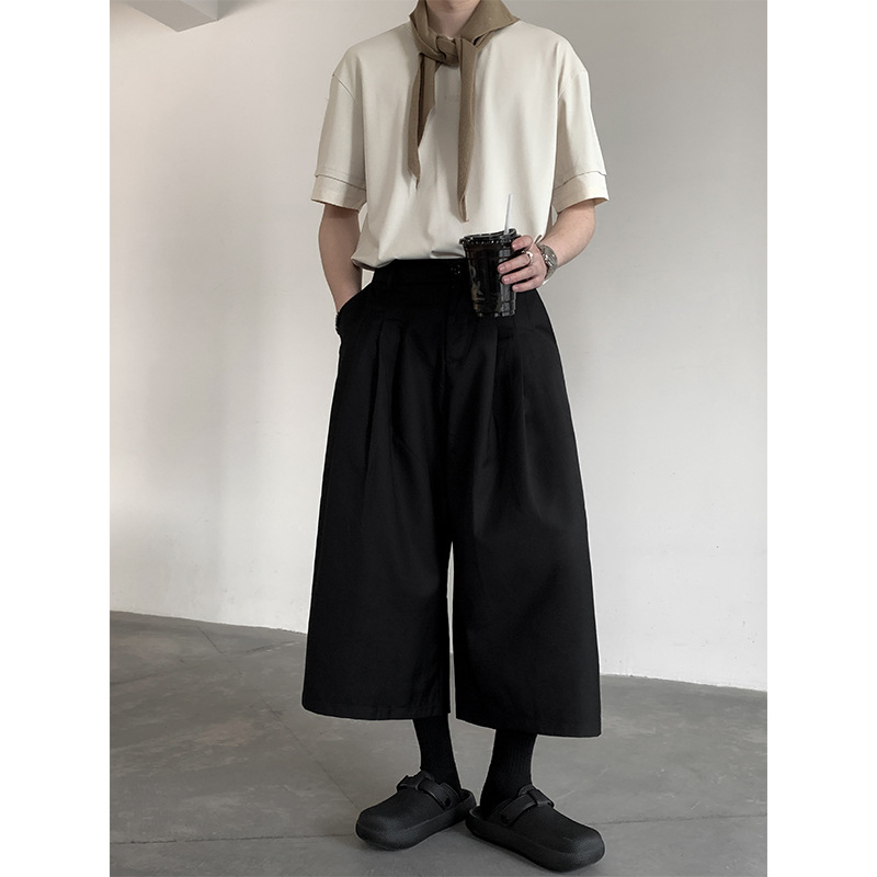 Yohji Yamamoto Diablo Wide-leg Casual Pants Men's Summer Loose Pendant Pants for K4413065