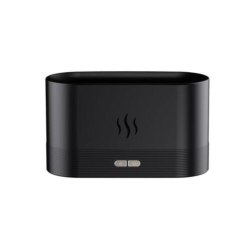 Ultrasonic flame aromatherapy machine hotel essential oil diffuser automatic spray ceramic home simulation flame humidifier
