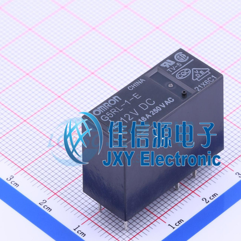 功率继电器        G5RL-1-E DC12  OMRON(欧姆龙)