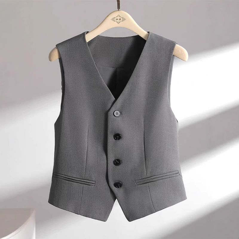 [More than one garment] Suit Vest Vest Women's New 2025 Spring and Autumn Sleeveless Vest Vest Slim Professional
