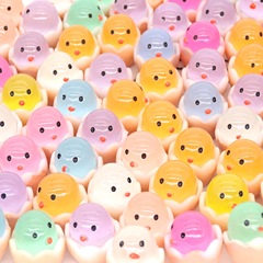 Shell-cracking egg night light resin accessories DIY creative miniature landscape model cute cartoon toy gift stationery