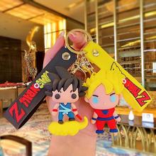 新款卡通Q版七龙珠动漫钥匙扣 书包挂件孙悟空公仔男生汽车钥匙链
