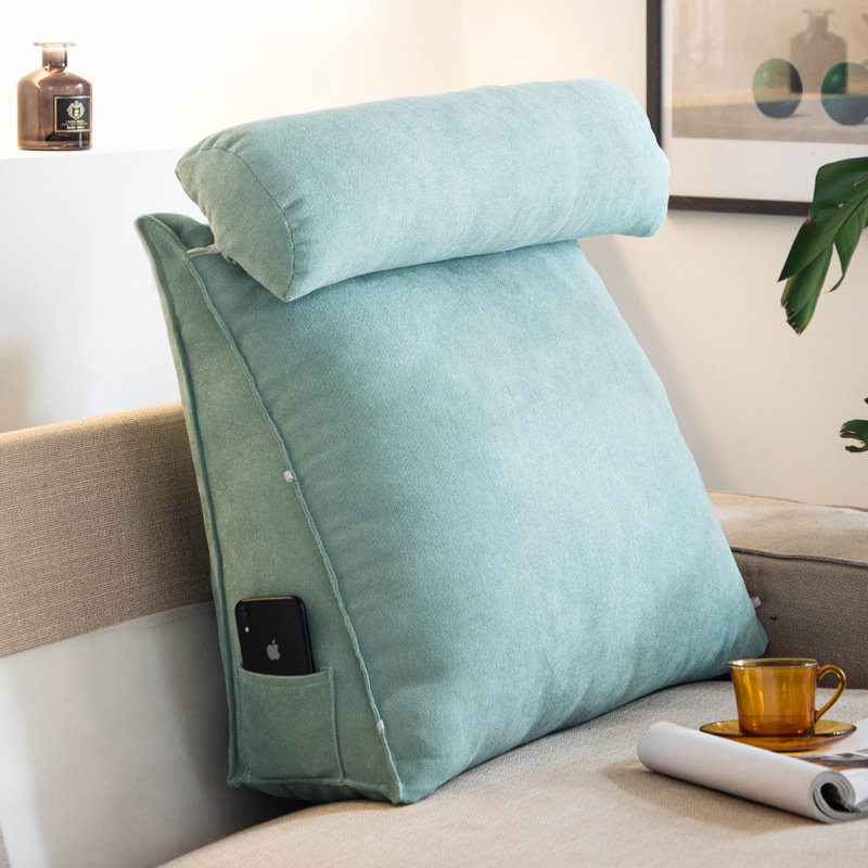 Triangle Sofa Cushion Cushion Bed Head Large Backrest Living Room Bed Back Cushion Large Pillow Bed Pillow Bay Window Waist Pillow