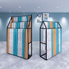 new pattern curtain Elevator Display rack Home textiles cloth Display rack sample Color card Floor stand Silk scarf goods shelves