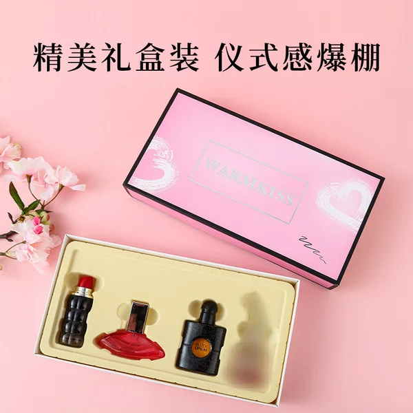 WARMKISS Fam Lady Perfume suit Valentine's Day Birthday Gift Four-piece Set Lasting Fresh Women Wholesale