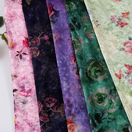 印花、扎染布;色织、提花布;涤纶面料
