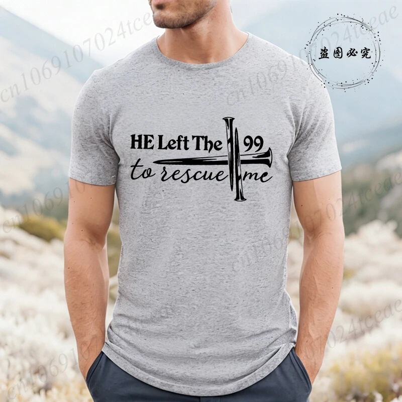 Vintage T-Shirt Large Size Men's T-Shirt Short Sleeve T-Shirt Men's T-Shirt He Left 99 to Save Me Harajuku Clothing Vintage T-Shirt Large Size Men's T-Shirt Short Sleeve T-Shirt Men's T-Shirt He Left 99 to Save Me Harajuku Clothing