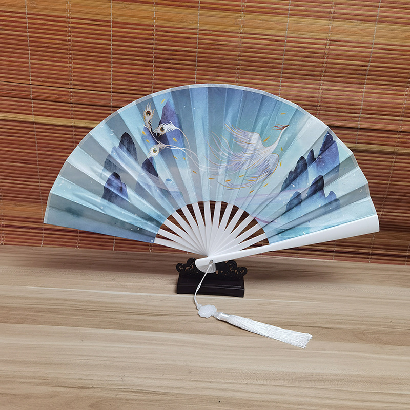 (A No. 14) 술 포함 8 인치 화이트 폴 (양면 피닉스)