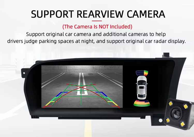 Suitable for Mercedes-Benz C200/Glc300/Glk/Gla/E260/A-Class Central Control Display Large-Screen Navigation All-In-One Machine