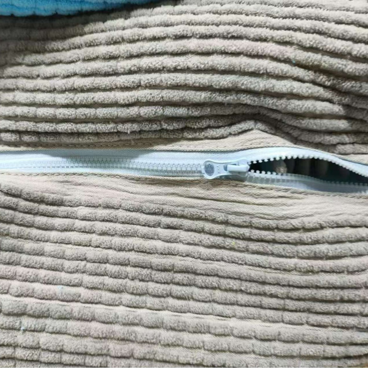 그레이 + 블루 ykk 지퍼