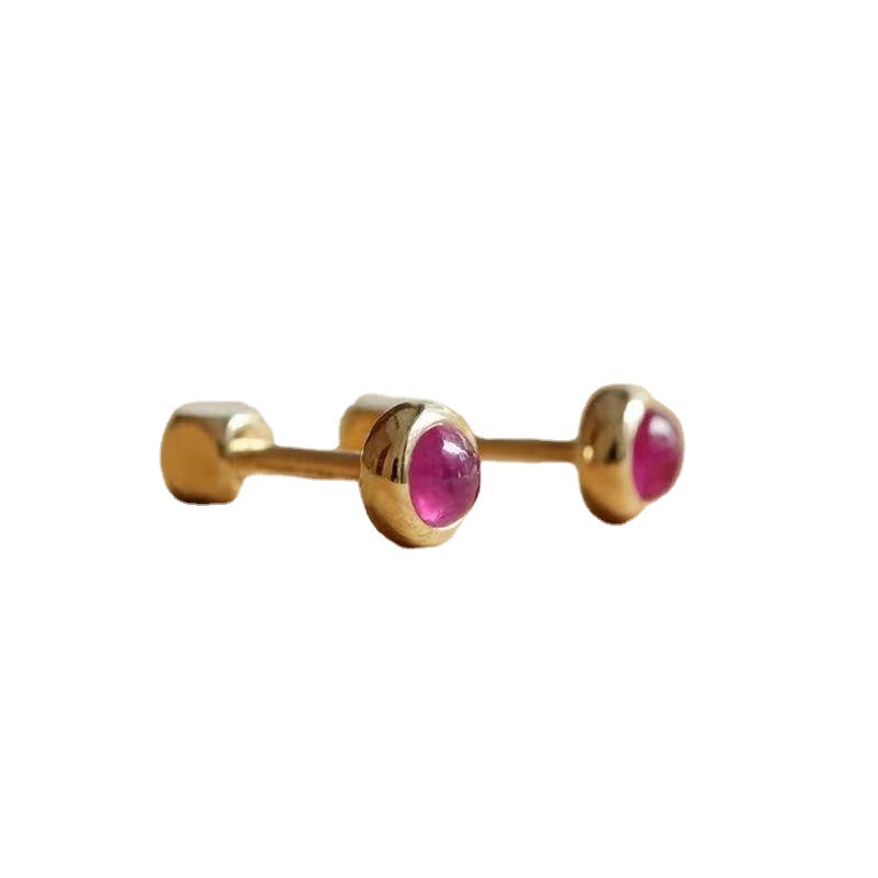 Hypoallergenic Titanium Sleep Stud Earrings For Comfortable Wear_voghion.com