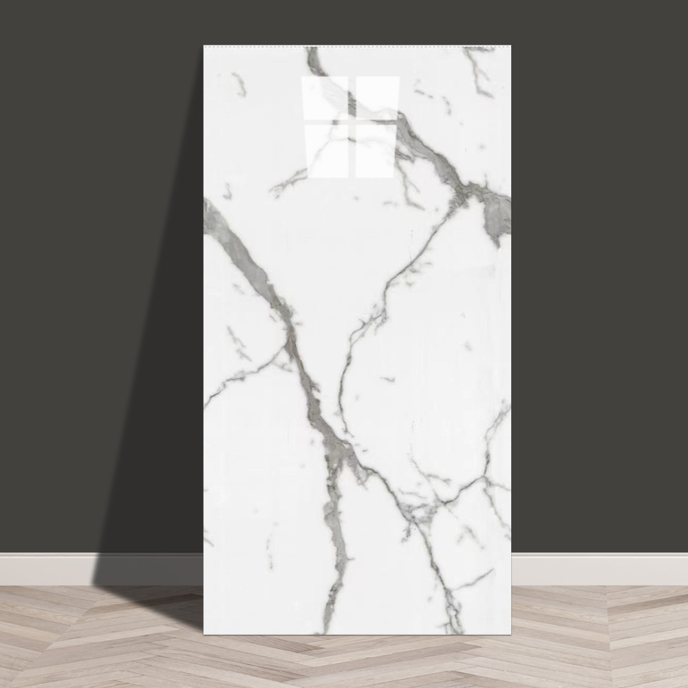 azulejos imitados mármol pegatinas de pared PVC placa de aluminio y plástico decoración papel pintado impermeable a prueba de humedad papel pintado autoadhesivo pegatinas de cocina
