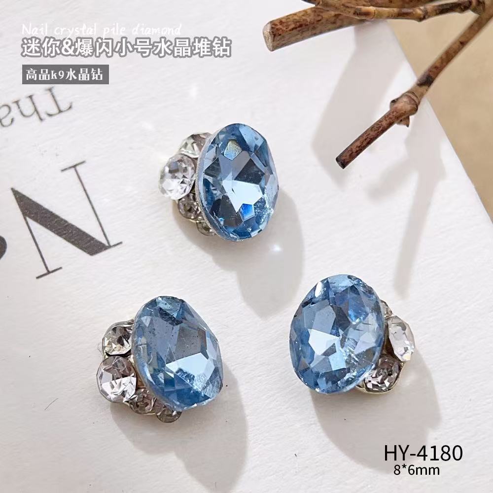 Z223-완성된 다이아몬드-블루 비둘기알