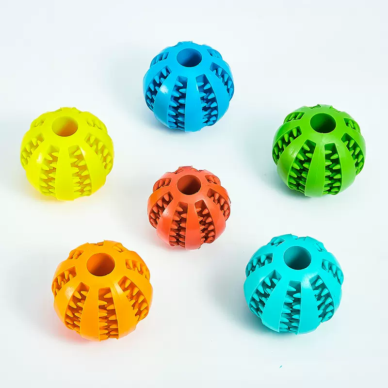 狗狗玩具用品漏食球宠物啃咬狗玩具TPR益智磨牙洁齿橡胶磨牙球