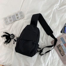 斜挎包男胸包百搭运动背包女街头休闲学生单肩挎包代销代货厂家热
