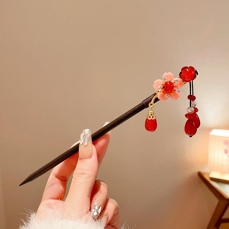 El estilo de alta sensación de miniatura caballo falda clip de cabello nuevo estilo chino tocado antiguo clip de cabello estilo nacional clip de cabello paso de cabello para mujeres image 112