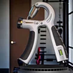 調整可能な電子カウントタイプの握力器10-100kg男女共通筋肉運動フィットネス手力器