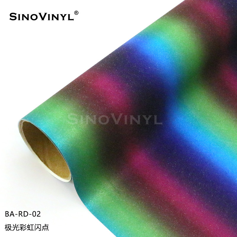 Xinlang Rainbow Diamond flash point papel letras Aurora gradiente decoración de la pared etiqueta adhesiva instantánea etiqueta engomada del coche image 8