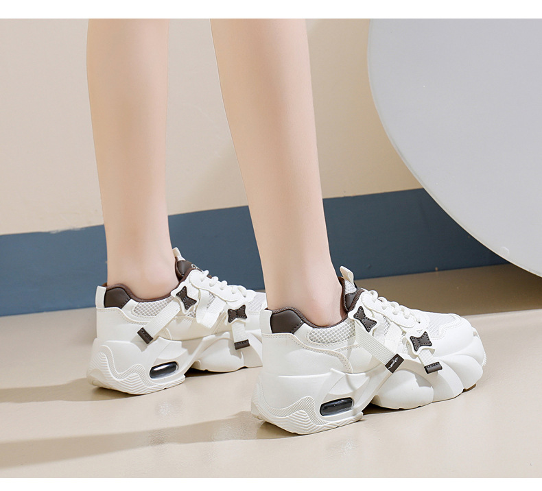 Sneakersy chunky dad style buty do biegania na platformie_voghion.com