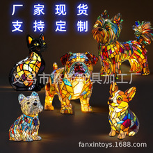 跨境Cat Lamp-Dachshund Lamp-Bigfoot Lamp新树脂雕像LED灯摆件