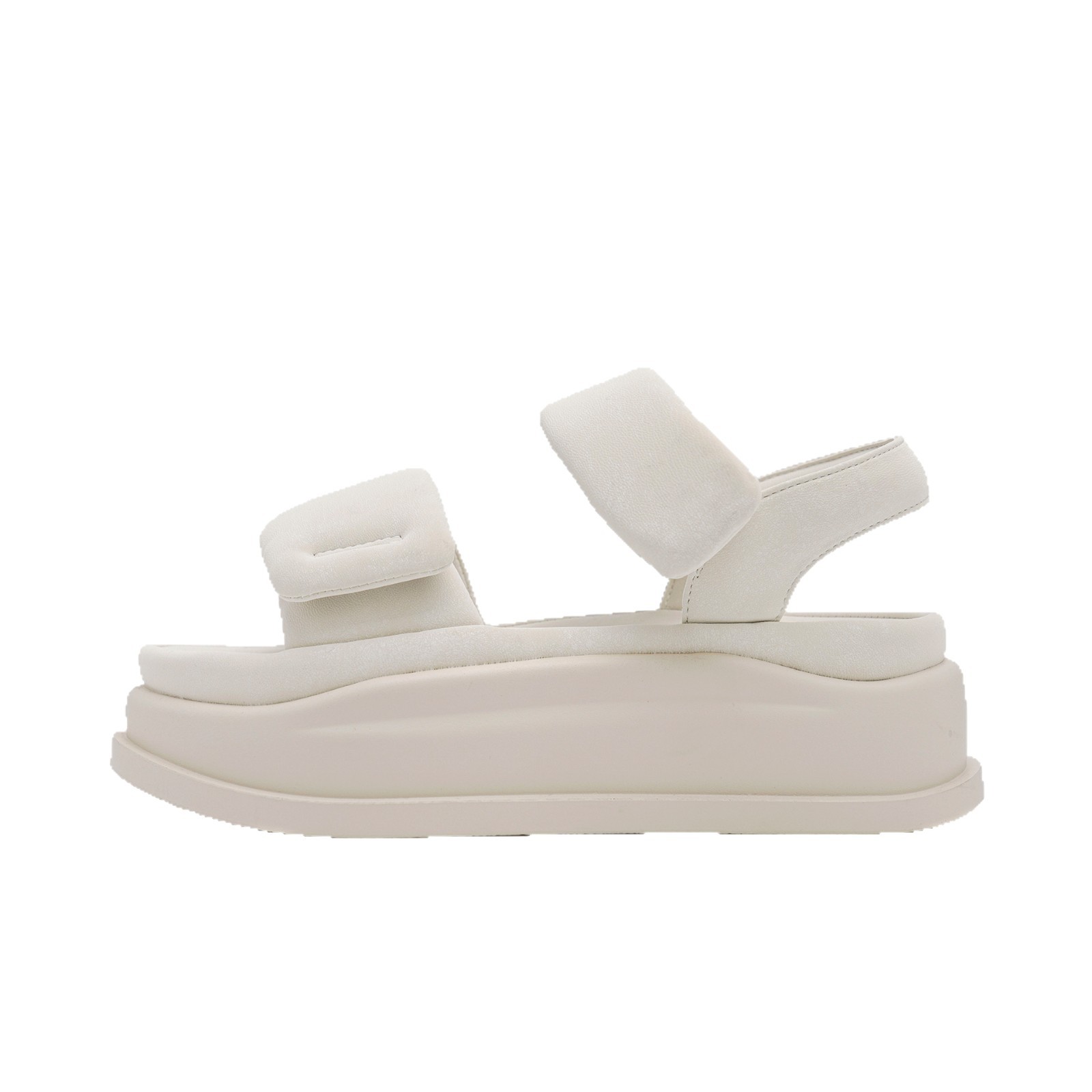 La marea no es sur ~ Island puff sandalias de plataforma para mujer para llevar 2025 verano nuevo estilo sandalias deportivas de playa para mujer