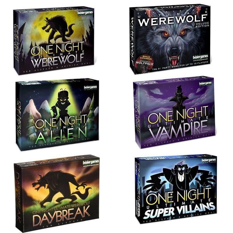 in stock English Board Game Toy One Night Ultimate Werewolf Night Werewolf in stock English Board Game Toy One Night Ultimate Werewolf Night Werewolf
