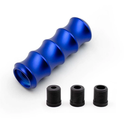 Cab and accessories Knurled Gear Shift Knob - xc-pdt50-blue