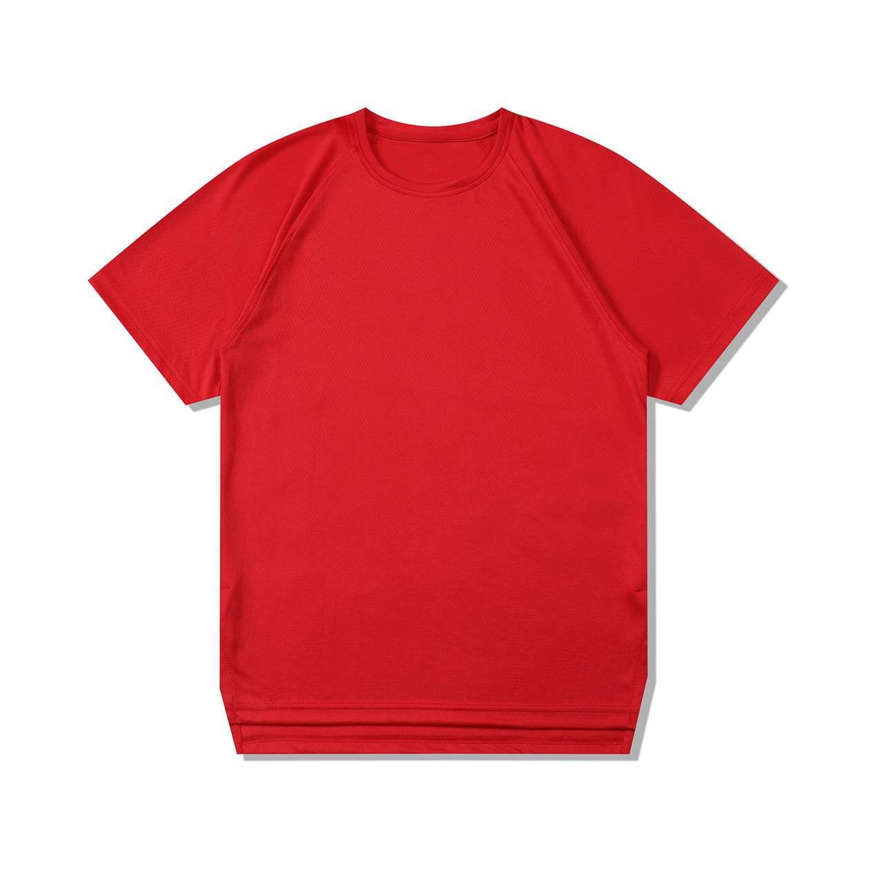 Hombre deportivo ocio mangas cortas T gran agujero de ventilación color combinado ropa de trabajo de secado rápido impresión logotipo camiseta ropa deportiva fitness