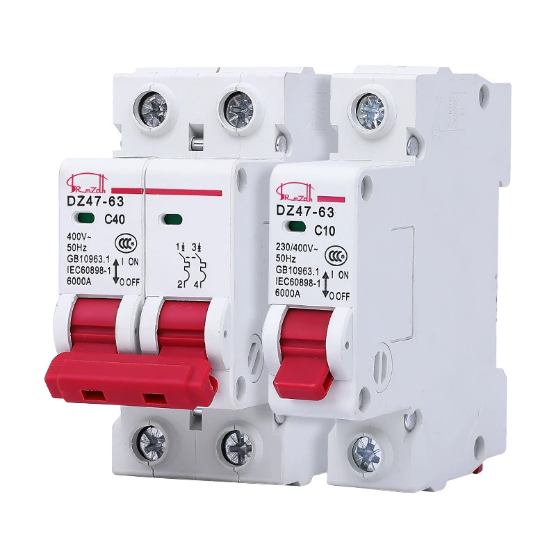 Новые DZ47-63 1P 2P 3P 4P 16A 20A 25A 32A 40A 63A маленький автоматический выключатель