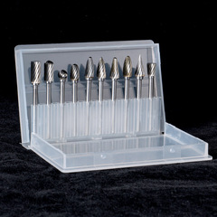 Hard alloy rotating file deburring drill bit electric woodworking router metal stainless steel tungsten carbide electric grinding head