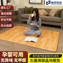 石墨烯地暖墊家用客廳碳晶電熱加熱地墊發熱地板瑜伽移動地暖地熱