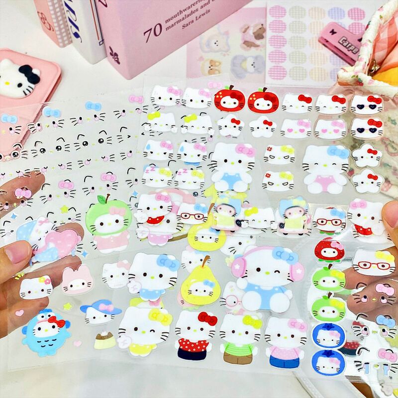 オリジナル漫画 kt 転写ステッカー水カップ携帯電話ケース diy ステッカーかわいいクリスタルステッカー防水と耐傷性コンピュータ装飾|undefined