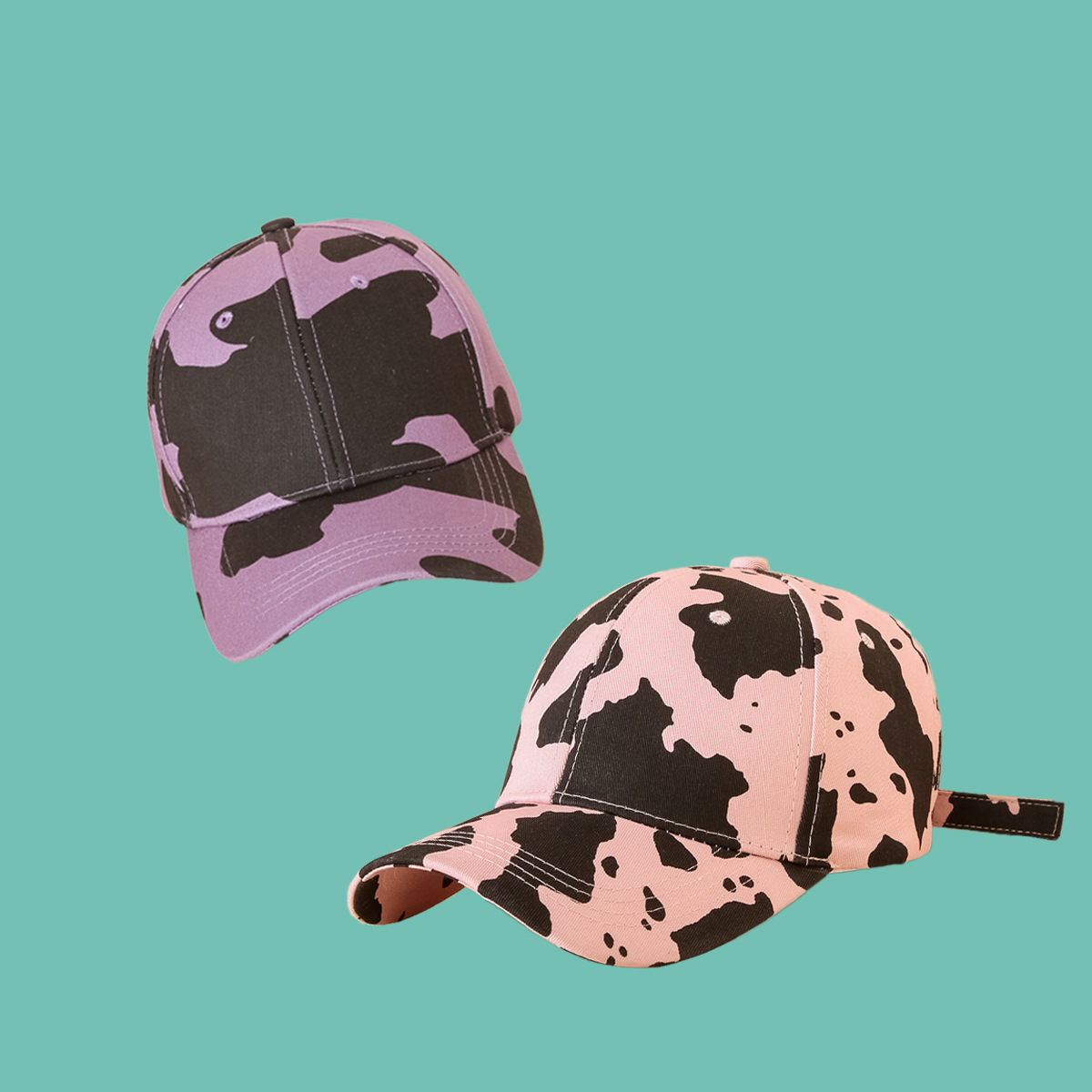 Cute Sunshade Cow Pattern Cap display picture 10