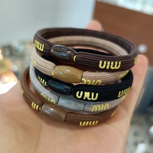 简约小清新橡皮筋头绳发饰韩国少女心个性马尾爱心珍珠发 圈发绳