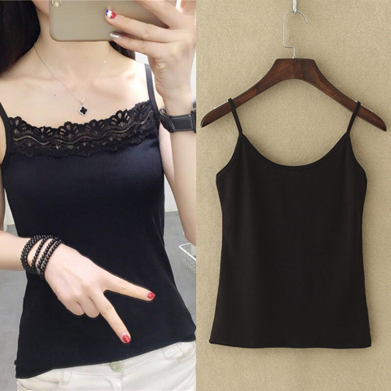 2024 Fashion Spring/Summer Women's New Arrival - Versatile Lace V-Neck Slimming Vest/Patrolley Top for Outerwear and Base Layer