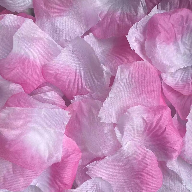 バレンタインデーの摩擦のないバラの偽の花びら、結婚式の告白の装飾、手振り花のプロポーズ、花びらの雨、結婚式の部屋の装飾|undefined