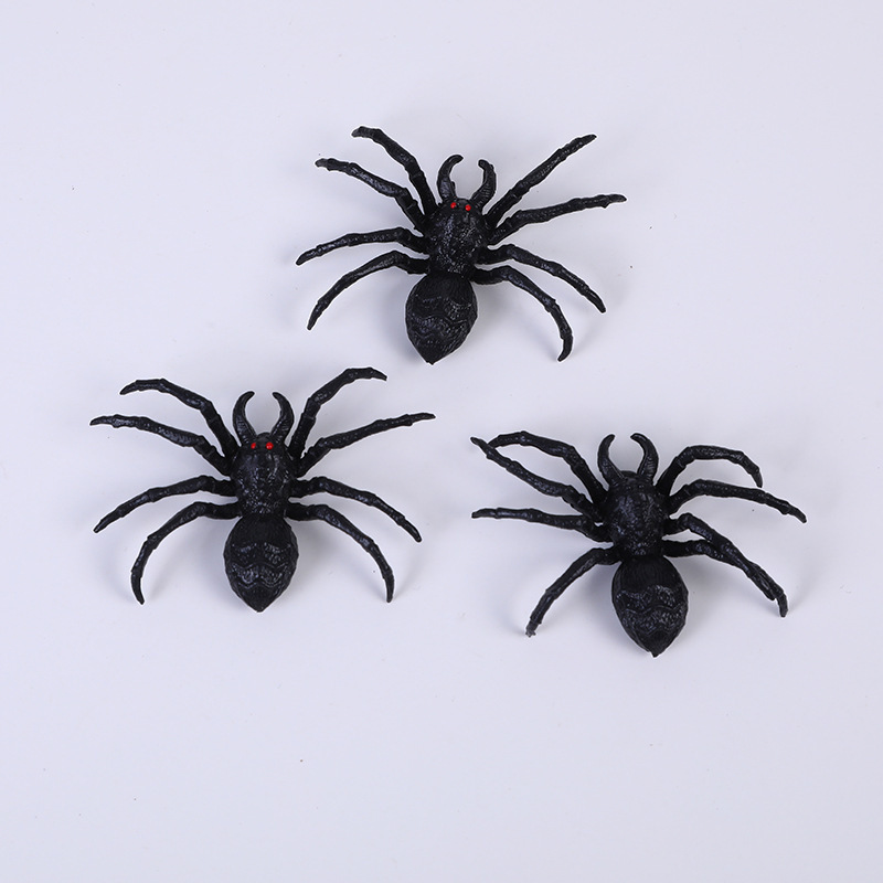 Plastic Black Luminous Scorpion Black Bat Halloween Toy Accessories Tricky Centipede Spider