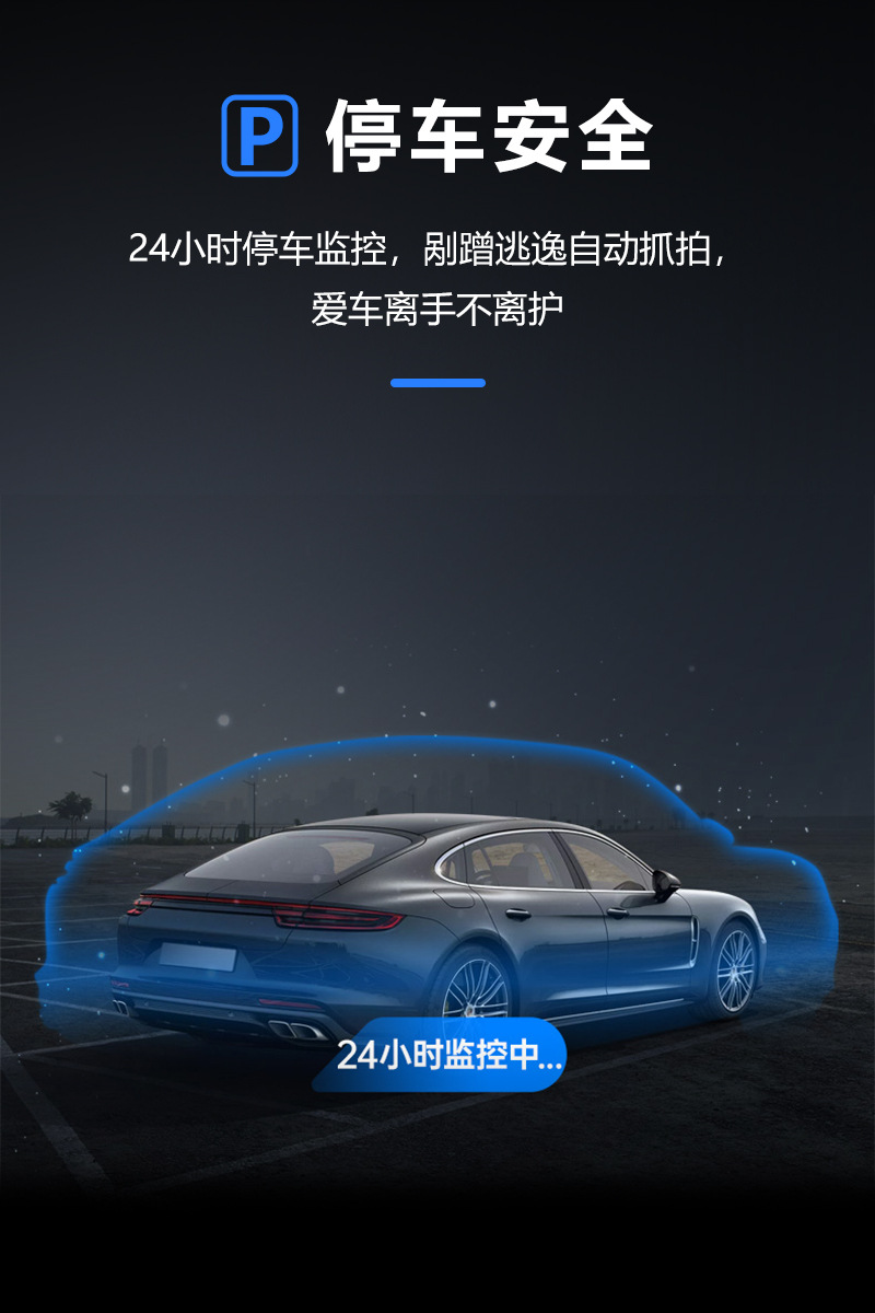 Dash Cam Front Inside Triple Recording Backup Camera