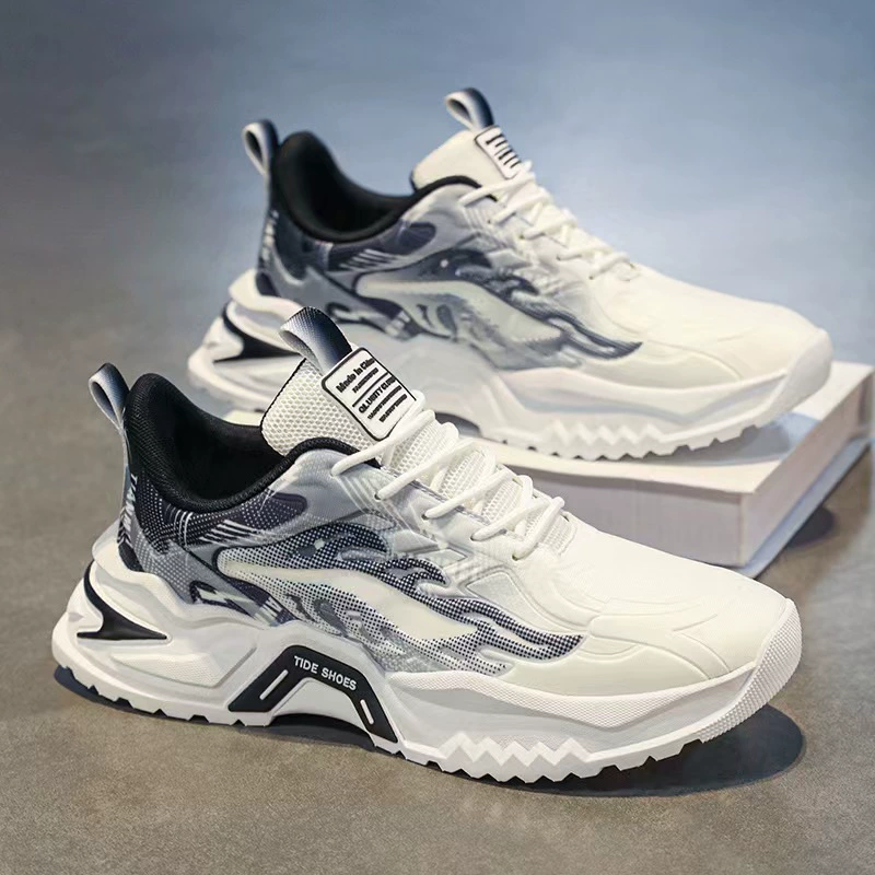 Footwear for leisure, trend quality comfortable sports shoes platform, Korean style