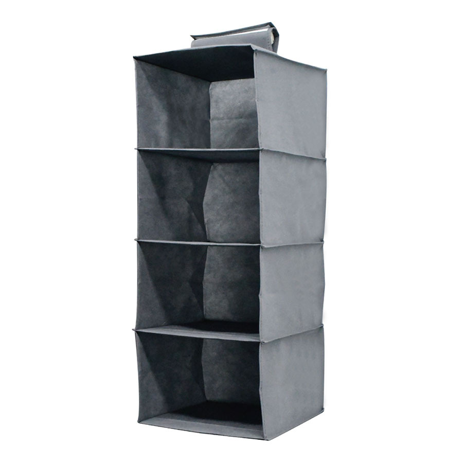 Bolsa de almacenamiento de cubierta a prueba de polvo para ropa doméstica bolsa de almacenamiento de pared tipo cajón multicapa para ropa interior caja de almacenamiento gruesa
